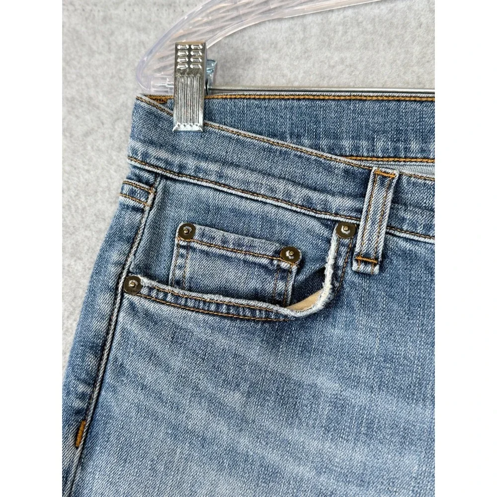 Rag and Bone The Dre Womens Jeans Size 28 Blue Wash Stretch Denim Made USA